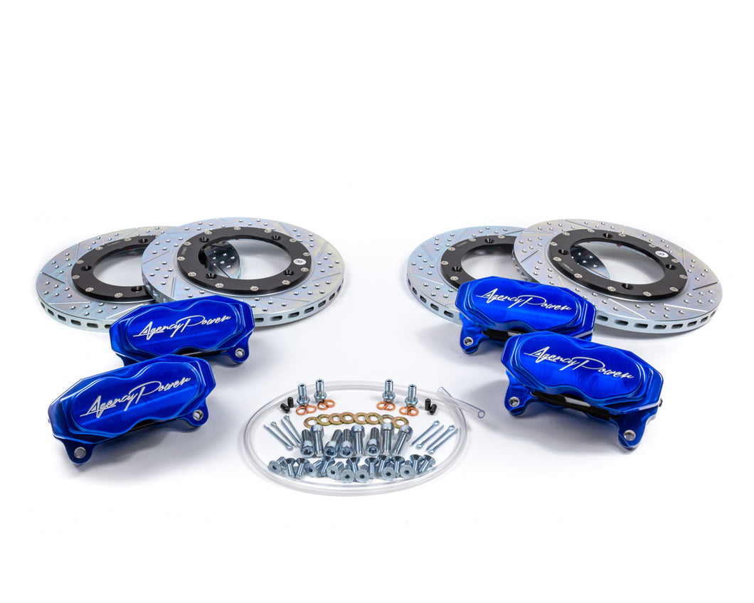 Agency Power - Big Brake Kit Front and Rear Blue Ice Can-Am Maverick X3 Turbo