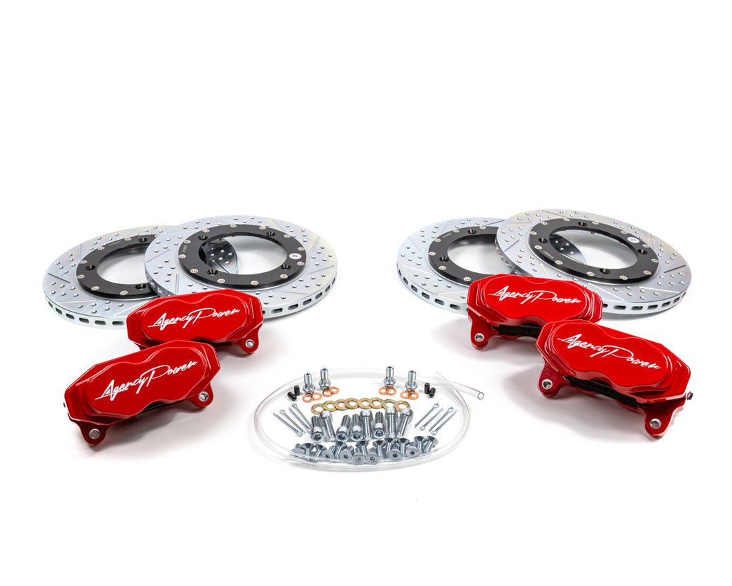 Agency Power - Big Brake Kit Front and Rear Red Can-Am Maverick X3 Turbo