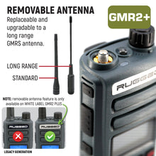 Load image into Gallery viewer, GREAT OUTDOORS PACK - GMR2 GMRS and FRS Two Way Handheld Radios with Lapel Mics and XL Batteries
