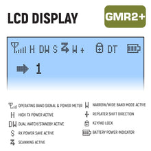 Load image into Gallery viewer, GREAT OUTDOORS PACK - GMR2 GMRS and FRS Two Way Handheld Radios with Lapel Mics and XL Batteries
