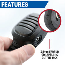 Load image into Gallery viewer, Hand Speaker Mic Waterproof for Handheld Radios
