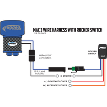 Load image into Gallery viewer, Switch Install Harness for MAC Helmet Air Pumpers
