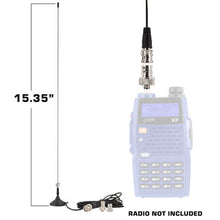 Load image into Gallery viewer, Magnetic Mount Dual Band Antenna for Rugged Handheld Radios R1, RDH-X, V3, RDH-16, RH-5R
