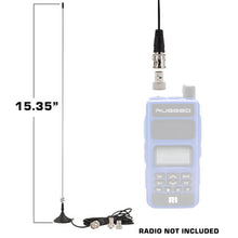 Load image into Gallery viewer, Magnetic Mount Dual Band Antenna for Rugged Handheld Radios R1, RDH-X, V3, RDH-16, RH-5R
