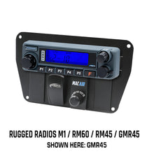 Load image into Gallery viewer, Multi Mount Insert or Standalone Mount for Rugged Radios M1 - GMR45 - RM60 - RM45 with Rocker Switches
