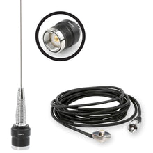 Load image into Gallery viewer, UHF Antenna Kit with 1/2 Wave No Ground Plane (NGP) Antenna &amp; NMO Mount
