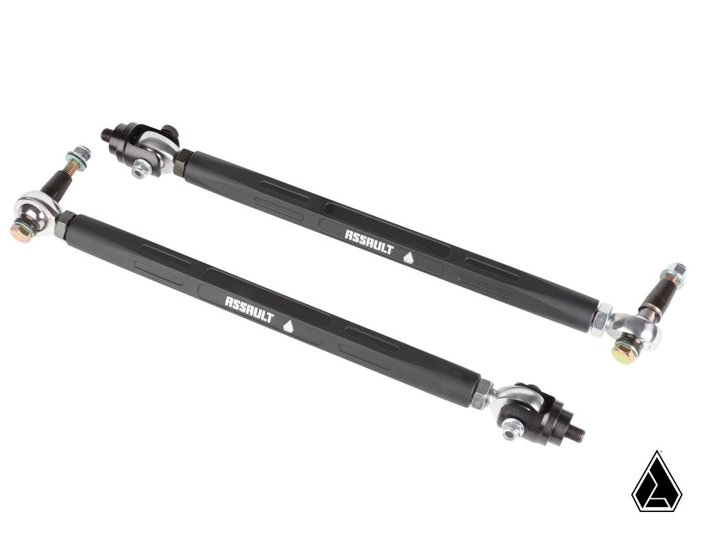 NEW ASSAULT INDUSTRIES TURRET STYLE +4 HEAVY DUTY TIE RODS (FITS POLARIS RZR PRO XP)